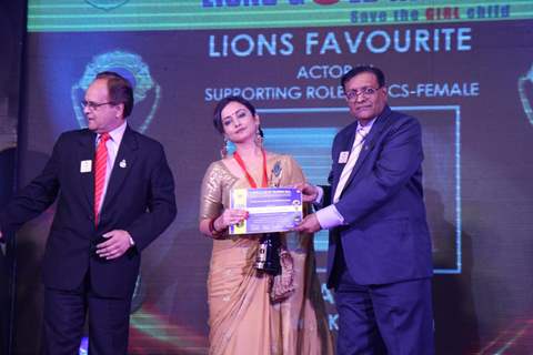 Divya Dutta at 18th LIONS GOLD AWARDS at Bhaidas Hall in Mumbai