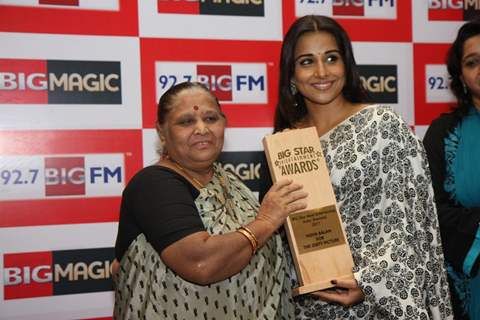 Vidya Balan launches new jingle of Big 92.7 FM at Andheri in Mumbai