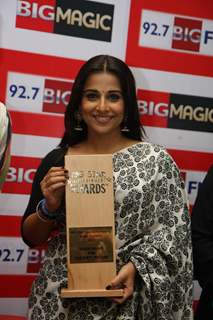 Vidya Balan launches new jingle of Big 92.7 FM at Andheri in Mumbai