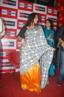 Vidya Balan launches Big FM new jingle in Andheri, Mumbai