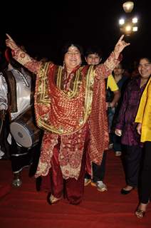 Dolly Bindra attending &quot;Lohri Di Raat&quot; festival in Mumbai