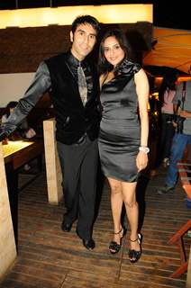 Madhoo with Sandip Soparkar in his show 'Ageless Dance' at Sheesha Lounge in Andheri, Mumbai