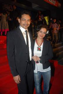 Atul Kulkarni and Divya Dutta at the premiere of film &quot;Chaalis Chaurasi&quot; in Cinemax, Mumbai