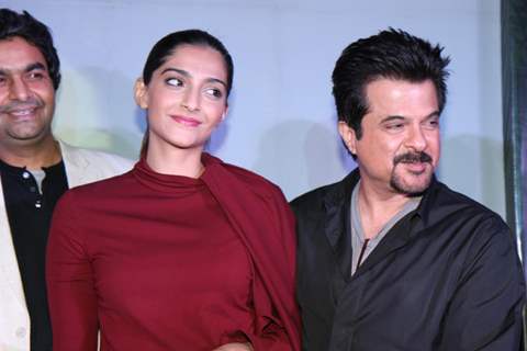 Anil Kapoor, Sonam Kapoor at launch of music album 'LEGENDS - KAIFI AZMI' by Saregama music in Mumba