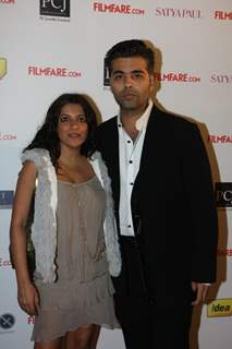 Karan Johar at 57th Filmfare Awards 2011 Nominations Party at Hotel Hyatt Regency in Mumbai