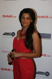 Mugdha Godse at 57th Filmfare Awards 2011 Nominations Party at Hotel Hyatt Regency in Mumbai