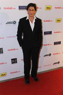 Shah Rukh Khan at 57th Filmfare Awards 2011 Nominations Party at Hotel Hyatt Regency in Mumbai