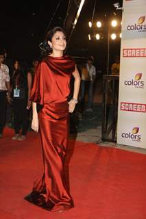 Anushka Sharma grace 18th Annual Colors Screen Awards at MMRDA Grounds in Mumbai