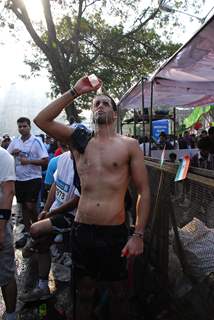 Siddharth Mallya at Standard Chartered Mumbai Marathon 2012 in Mumbai