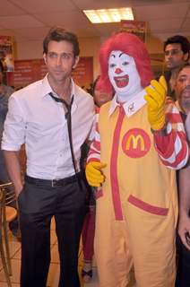 Hrithik Roshan ties up with MCDonalds at Bandra in Mumbai