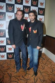 Sanjay Dutt and Raj Kundra launch Super Fight League at Novotel