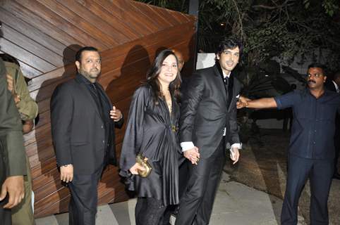 Zayed Khan with wife at Parmeshwar Godrej's party for Hollywood talk show host Oprah Winfrey in Mumb