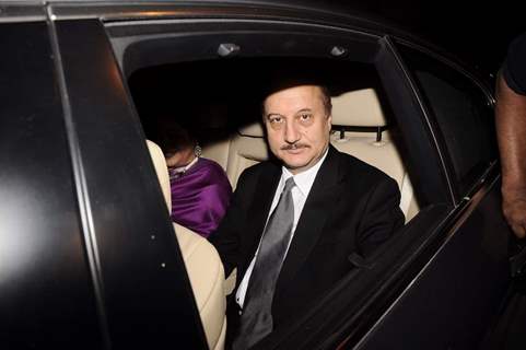 Anupam Kher at Parmeshwar Godrej's party for Hollywood talk show host Oprah Winfrey in Mumbai