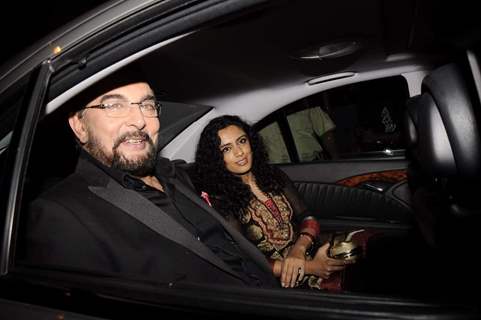 Kabir Bedi at Parmeshwar Godrej's party for Hollywood talk show host Oprah Winfrey in Mumbai