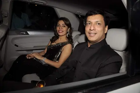 Madhur Bhandarkar at Parmeshwar Godrej's party for Hollywood talk show host Oprah Winfrey in Mumbai