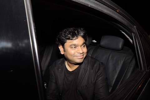 A.R. Rahman at Parmeshwar Godrej's party for Hollywood talk show host Oprah Winfrey in Mumbai