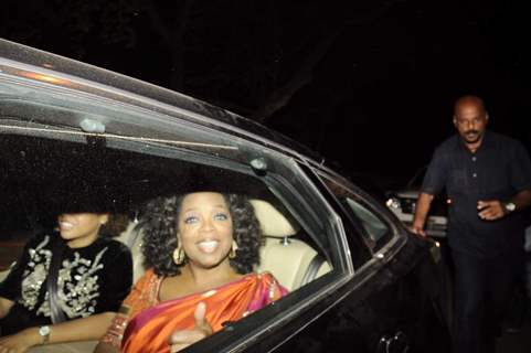 Parmeshwar Godrej's party for Hollywood talk show host Oprah Winfrey in Mumbai