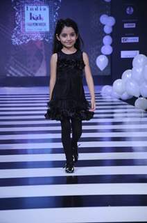 Kid walks for Rocky S at India Kids Fashion Week day 1 in Mumbai