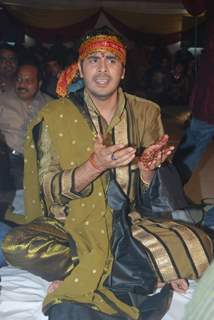 Kaishav Arora at Deepshikha's Mata Ki Chowki at Blue Waters