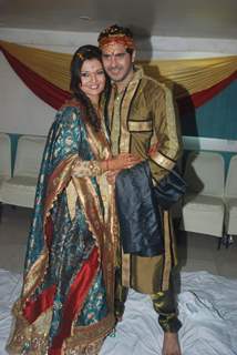 Deepshikha with Kaishav Arora at her Mata Ki Chowki at Blue Waters