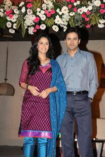 Mona and Pawan Shankar at launch of TV serial 'Kya Huaa Tera Vaada' on Sony TV at Hotel JW Marriott