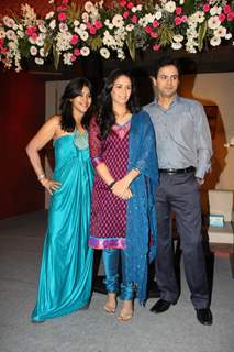 Ekta Kapoor with Mona and Pawan launches TV serial 'Kya Huaa Tera Vaada' on Sony TV at JW Marriott