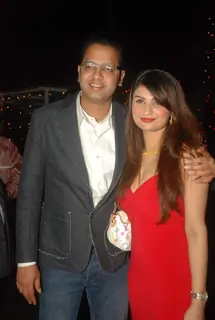 Rahul and Dimpy Ganguly Mahajan grace Deepshikha and Kaishav Arora sangeet ceremony in Mumbai