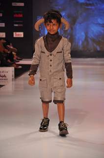 Kids walk on the ramp at India Kids Fashion Week 2012 Day 2 in Mumbai