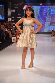 Kids walk on the ramp at India Kids Fashion Week 2012 Day 2 in Mumbai