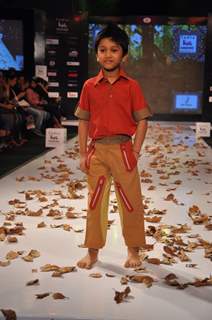 Kids walk on the ramp at India Kids Fashion Week 2012 Day 2 in Mumbai