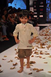 Kids walk on the ramp at India Kids Fashion Week 2012 Day 2 in Mumbai