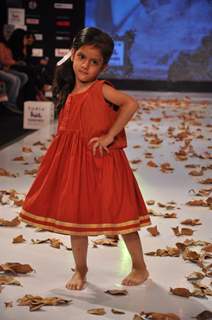 Kids walk on the ramp at India Kids Fashion Week 2012 Day 2 in Mumbai