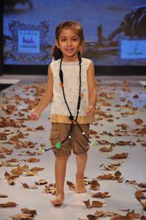 Kids walk on the ramp at India Kids Fashion Week 2012 Day 2 in Mumbai