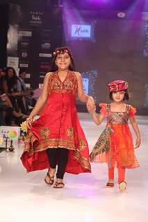 Kids walks the ramp at India Kids Fashion Week 2012 Grand Finale at Hotel Lalit Intercontinental