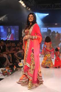 Sushmita Sen walks the ramp at India Kids Fashion Week 2012 Grand Finale at Hotel Lalit Intercontinental in Mumbai