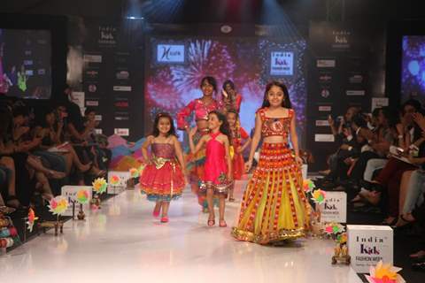 Kids walks the ramp at India Kids Fashion Week 2012 Grand Finale at Hotel Lalit Intercontinental