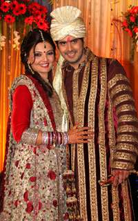 Deepshikha Nagpal and Kaishav Arora wedding reception in Mumbai