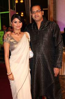 Rahul & Dimpy Mahajan grace Deepshikha Nagpal and Kaishav Arora wedding reception in Mumbai