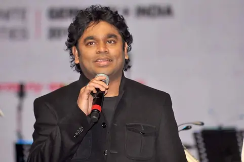 A.R. Rahman at a press conference