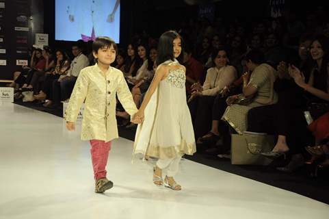 Designer Payal Singhal displays her collection on Day 3 at India Kids Fashion Show at Intercontinental The Lalit.  .