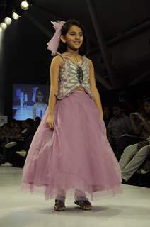 AZ Couture displays collection on Day 3 at the India Kids Fashion Show. .