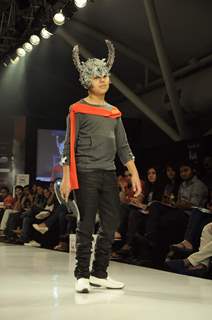 AZ Couture displays collection on Day 3 at the India Kids Fashion Show. .