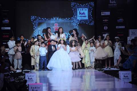 Shruti Seth as the show stopper for Kidology on Day 3 at India Kids Fashion Show