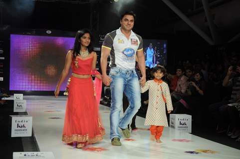 Sohail Khan as the show stopper on Day 3 at India Kids Fashion Show