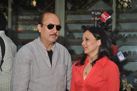 Anupam Kher at book launch of 'Women & The Weight Loss Tamasha' written by Rujuta Diwekar at Olive B