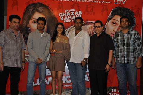 Ritesh Deshmukh & Genelia Dsouza during the music launch of film Tere Naam Love Ho Gaya in Mumbai