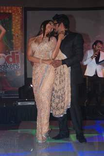 Bipasha Basu and R. Madhavan at Music launch of movie 'Jodi Breakers' at Goregaon