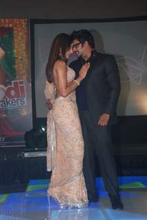 Bipasha Basu and R. Madhavan at Music launch of movie 'Jodi Breakers' at Goregaon