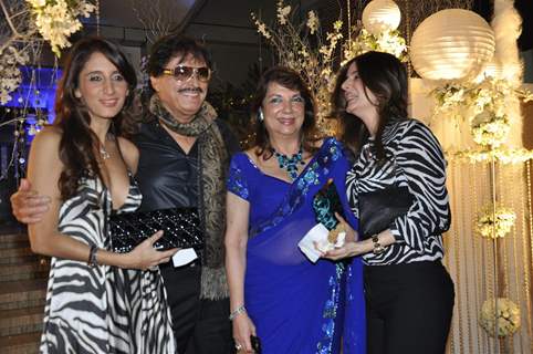 Sanjay Khan with wife grace Sunaina Roshan's Birthday Bash