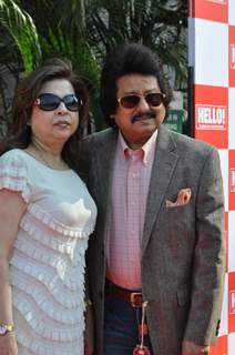 Pankaj Udhas with wife at Hello! Classic Race